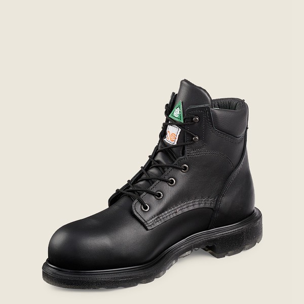 Mens Red Wing Supersole® 2.0 - 6-inch Csa Toe - Safety Boots Black - NUE274398